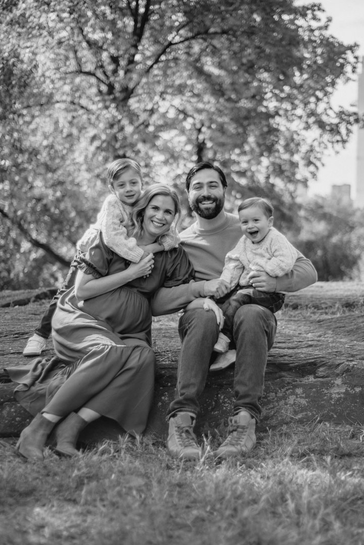 Family photoshoot in Central Park